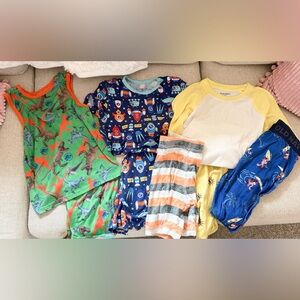 Boys Pajamas lot - Bamboo cotton & more sz 8-10